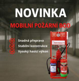 Novinka - mobilní požární bod
