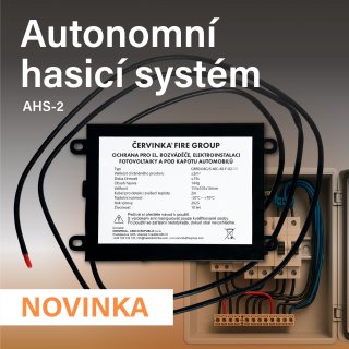 Novinka - autonomní hasicí systém