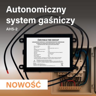 Nowość - autonomiczny system gaśniczy