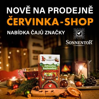 Novinka v prodejně: čaje a adventní překvapení SONNENTOR