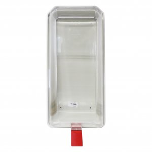 PLASTIC CRYSTAL BOX FOR FIRE EXTINGUISHER 6 KG