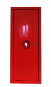 RED METAL BOX für Feuerlöscher 6 KG - Schlüssel MIDDLE