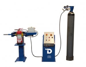 AUTOMATICKÝ SYSTÉM NATLAKOVÁNÍ PRO PRÁŠKOVÉ  HASICÍ PŘÍSTROJE DCP