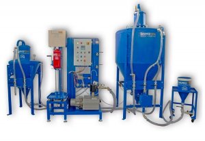 AUTOMATICKÁ PLNICÍ STANICE PRO PŘENOSNÝ PRÁŠKOVÝ HASICÍ PŘÍSTROJ