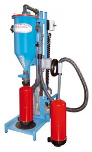 Mobile powder filling machine PFF-FLIPP-EK (W)-N