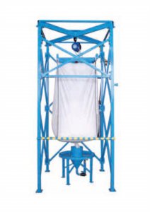 BIG - BAG FRAME CONSTRUCTION WITH CHAIN PULLEY, MODEL WITH