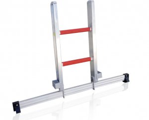 JUST Typ FE-102 2-teiliges Anbauteil mit Stabilisierungsstange für JUST Typ FE-100 Multifunktionale Feuerwehrleiter - Aluminium