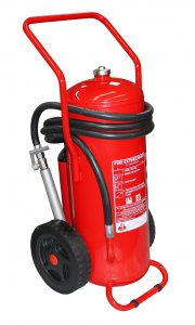 MOBILE FOAM EXTINGUISHER WITH PRESSURE CARTRIDGE 50 L CBE50004