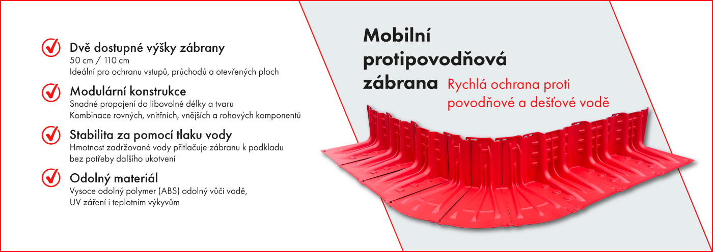 Chraňte svůj majetek před povodn&iacute;